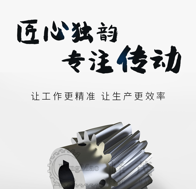 峰茂斜齒輪傳動更精準 峰茂斜齒輪傳動更精準