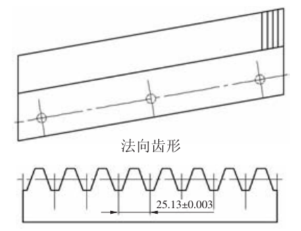 數(shù)控機(jī)床用斜齒條 數(shù)控機(jī)床用斜齒條